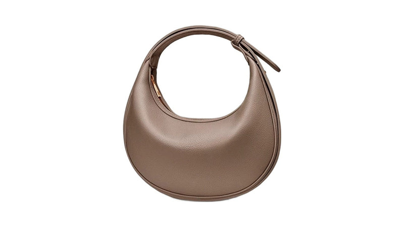 Shoulder Bags: Selene vegan leather shoulder bag in Truffle Brown