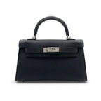 Ikara structured vegan leather work bag in Milano Midnight