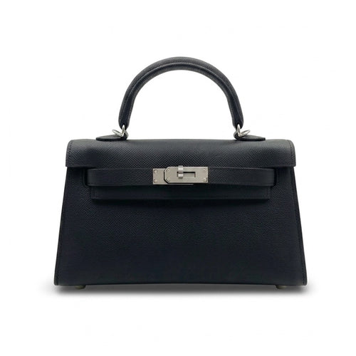 Ikara structured vegan leather work bag in Milano Midnight