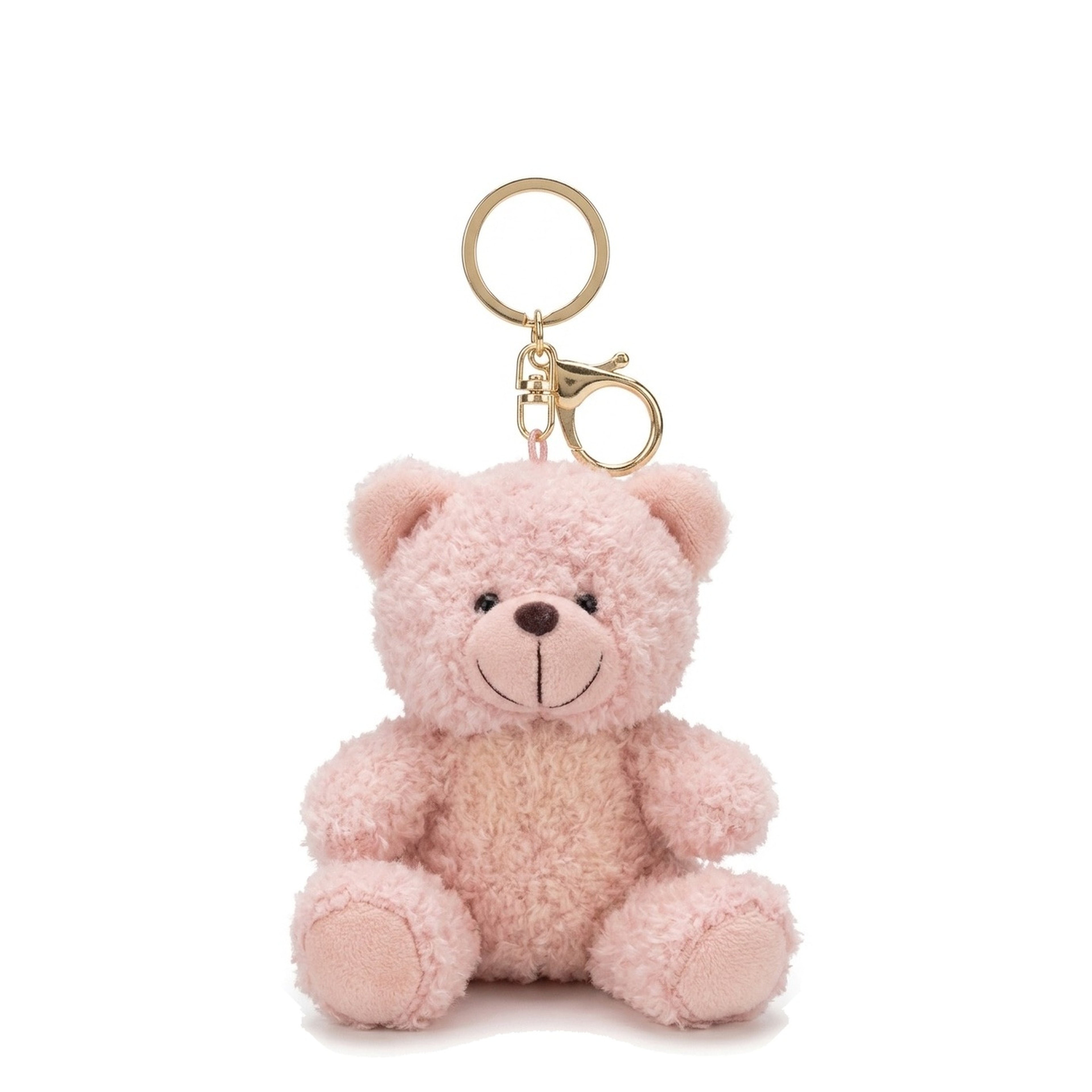 Teddy Charm plush teddy bear bag charm in Ballet Pink