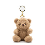 Teddy Charm plush teddy bear bag charm in Desert Linen